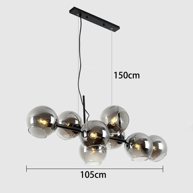 Nowoczesna Lampa Wisząca z Żyrandolem do Jadalni