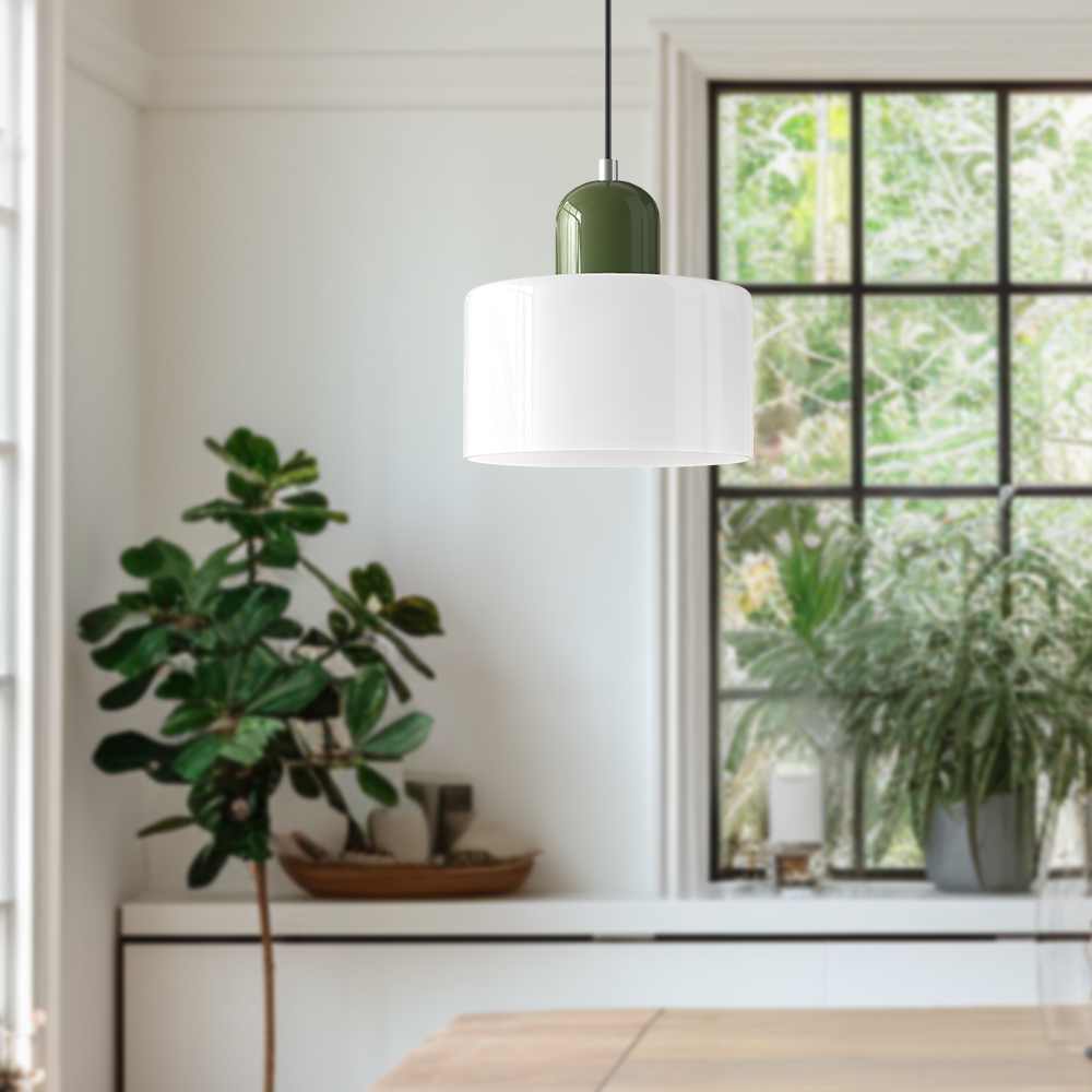 Bauhaus Kreatywna szklana lampa wisząca