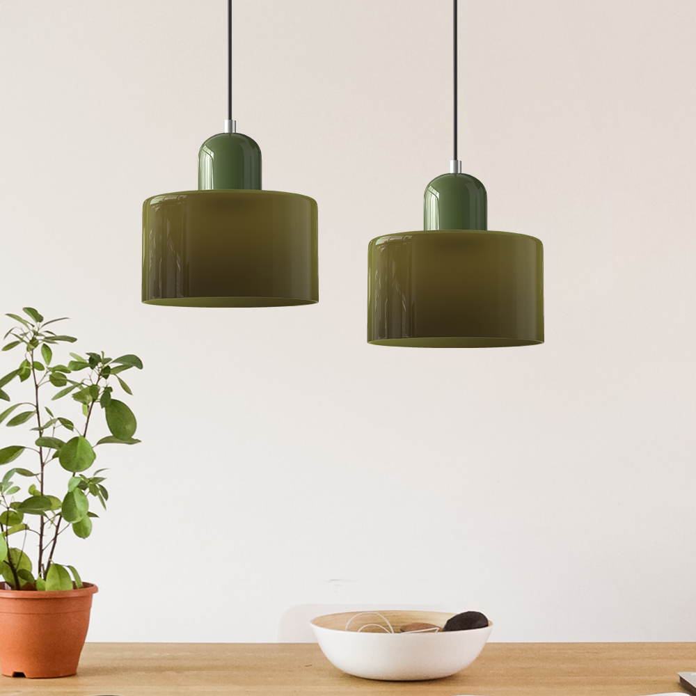 Bauhaus Kreatywna szklana lampa wisząca