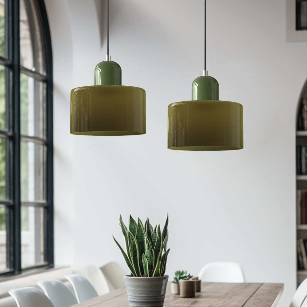 Bauhaus Kreatywna szklana lampa wisząca