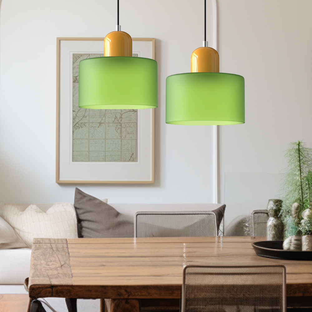 Bauhaus Kreatywna szklana lampa wisząca