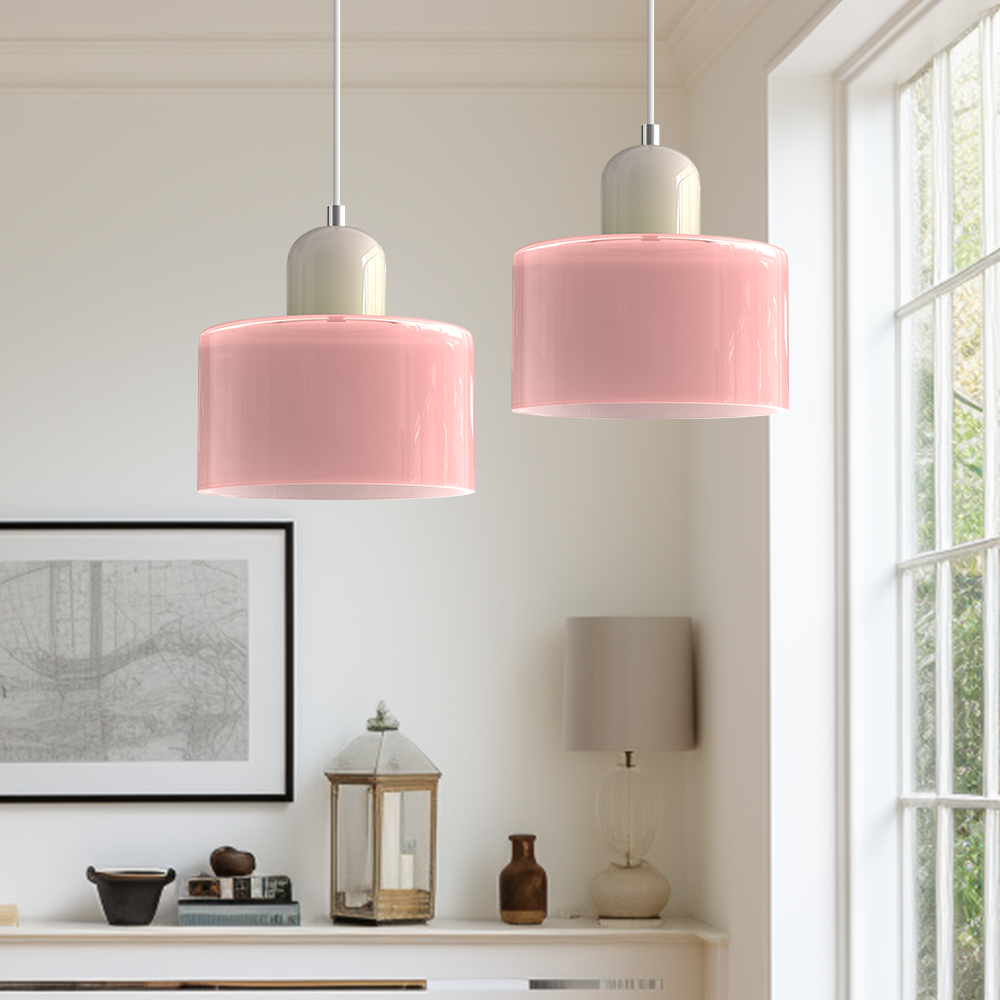 Bauhaus Kreatywna szklana lampa wisząca