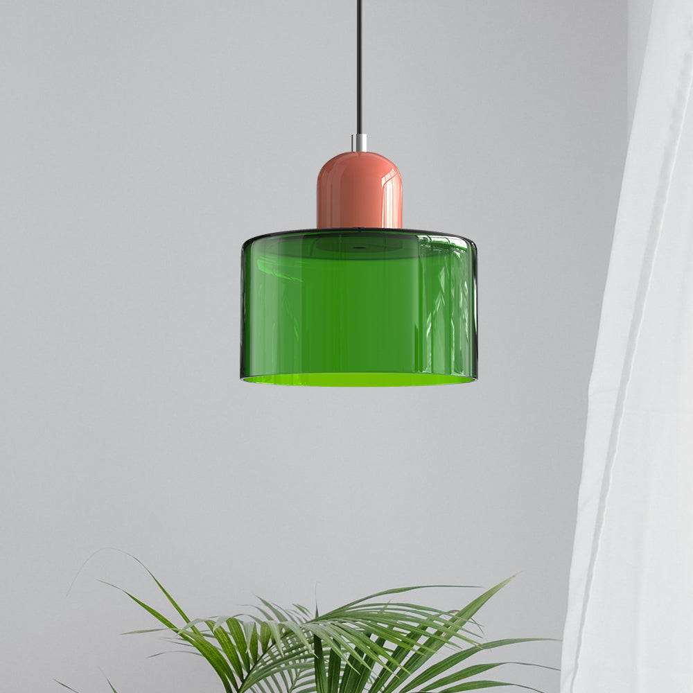 Bauhaus Kreatywna szklana lampa wisząca