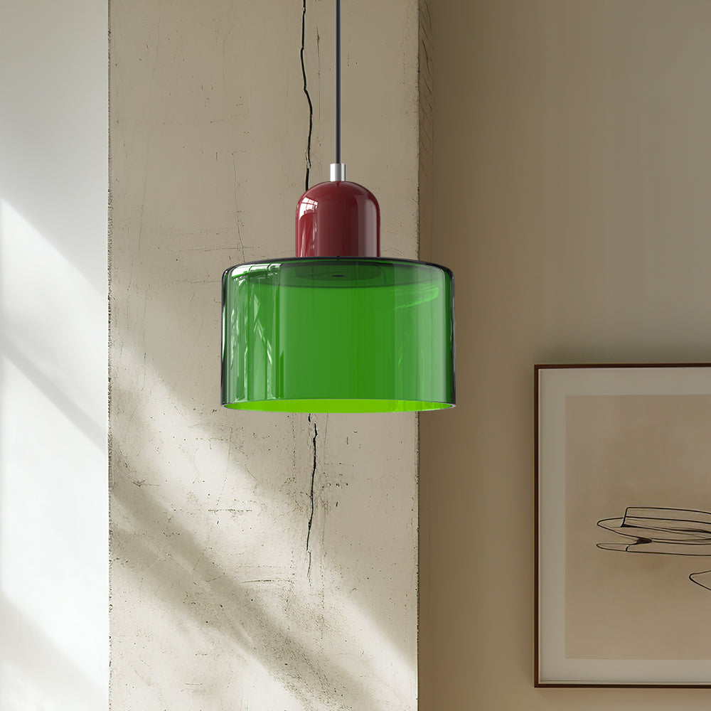 Bauhaus Kreatywna szklana lampa wisząca