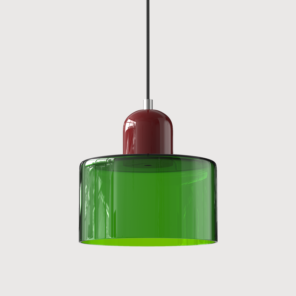 Bauhaus Kreatywna szklana lampa wisząca