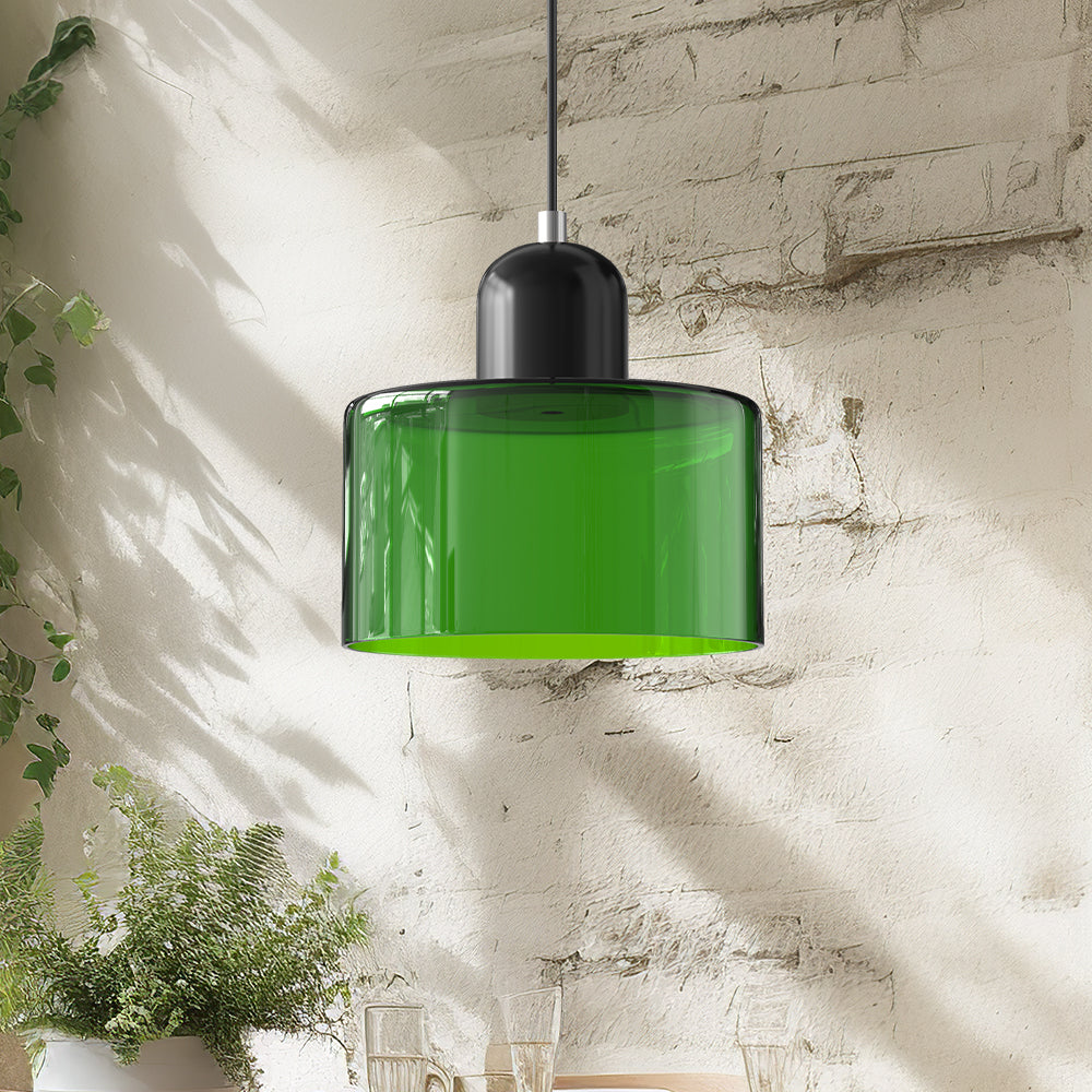 Bauhaus Kreatywna szklana lampa wisząca
