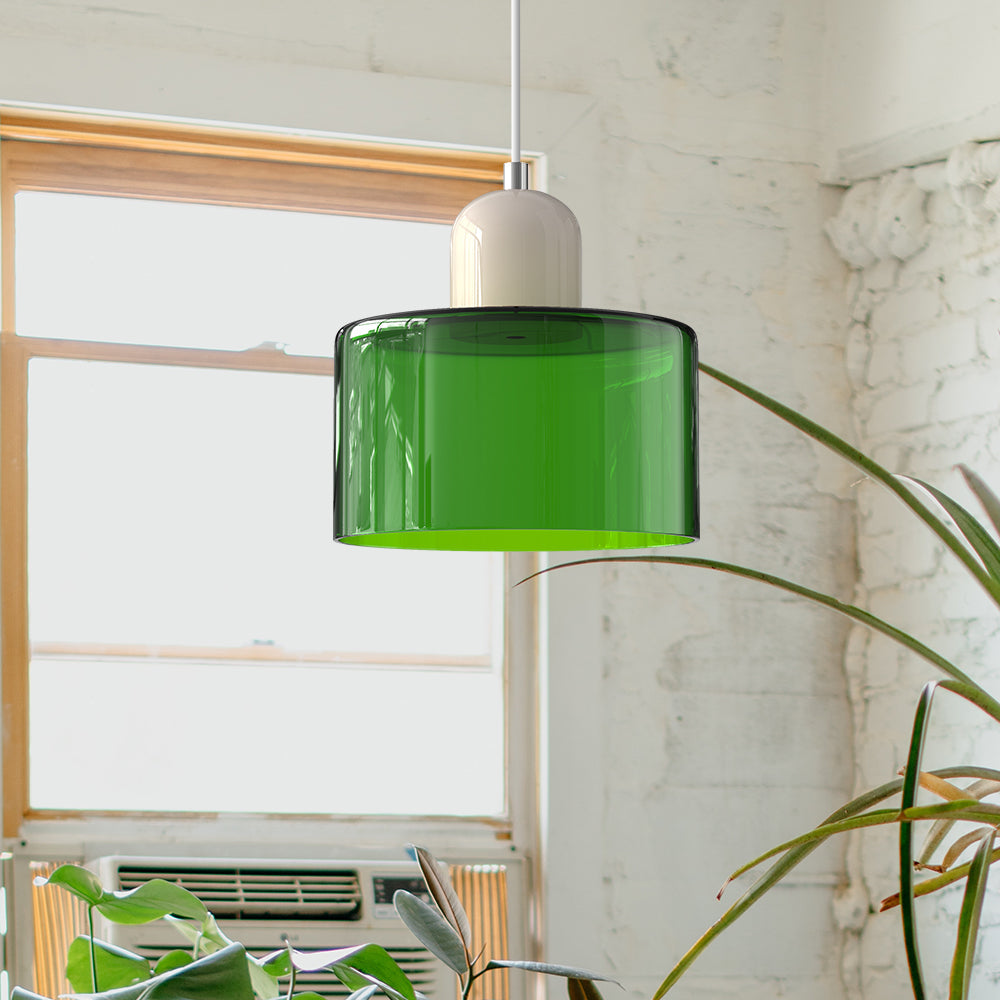 Bauhaus Kreatywna szklana lampa wisząca