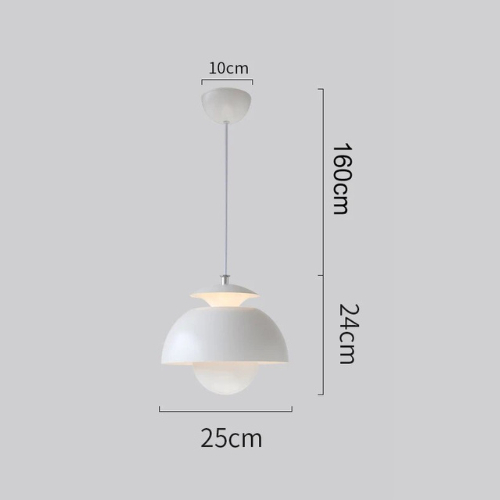 Skandynawskie nowoczesne lampy wiszące LED