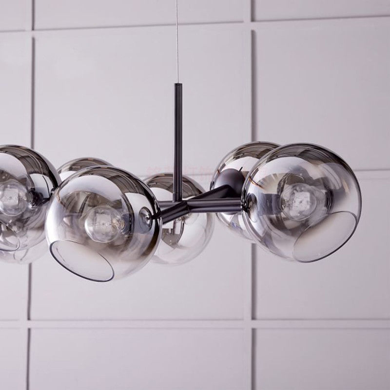 Nowoczesna Lampa Wisząca z Żyrandolem do Jadalni