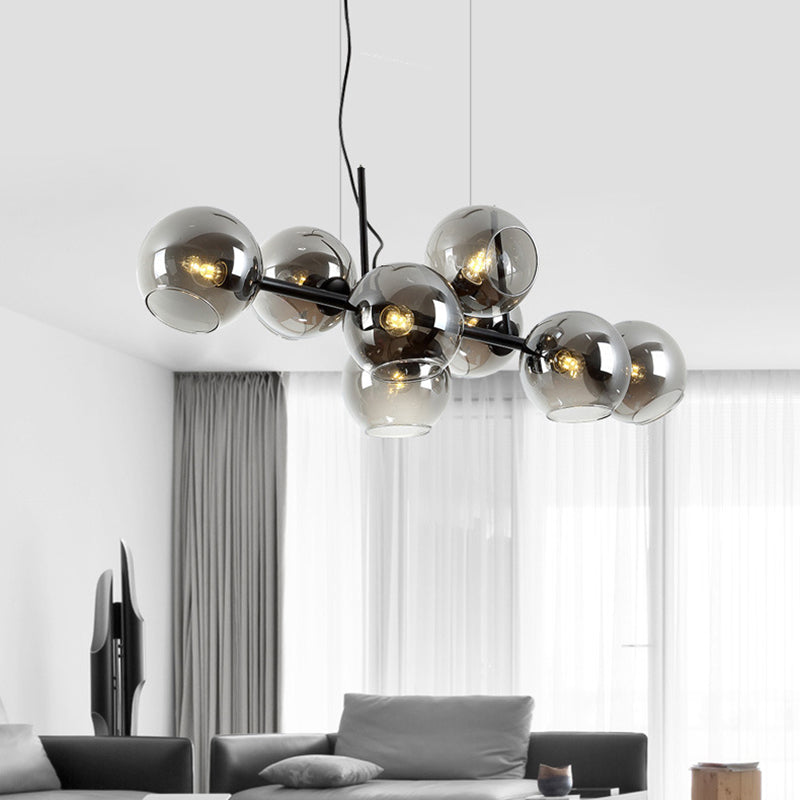 Nowoczesna Lampa Wisząca z Żyrandolem do Jadalni