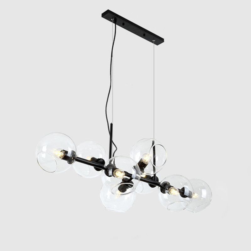 Nowoczesna Lampa Wisząca z Żyrandolem do Jadalni